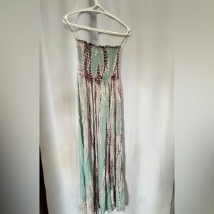 Strapless maxi dress S/M